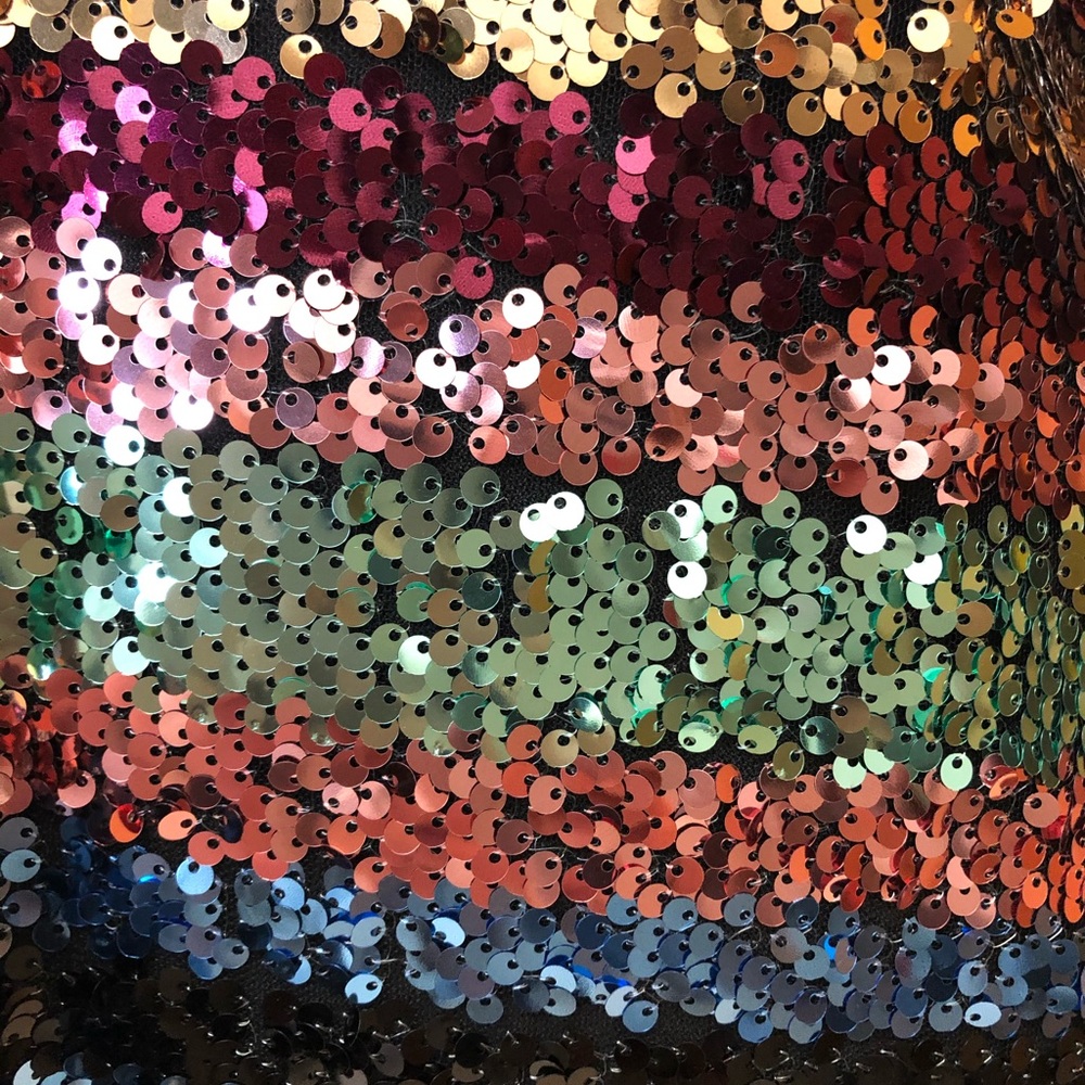 🆕NWT Trendy Striped Sequin Statement Party Dress - Picture 6 of 8